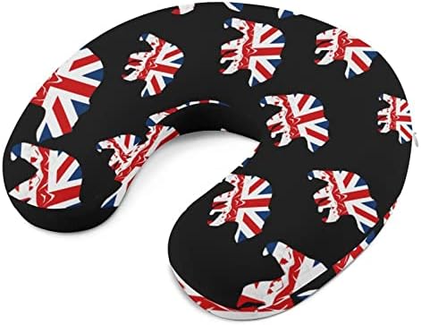 Britanska zastava Bear Mountain Putni jastuk Jastuk za mekani jastuk u obliku u obliku u obliku u obliku