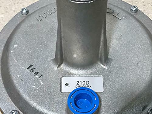 Maxitrol 210D-1-1/2 1-1/2 Regulator gasnih aparata, Aluminijum, ulazni pritisak od 10 psi