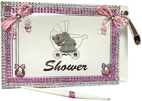 Baby Shower Elephant Knjiga Gostiju Baby Shower Baby Girl Poklon Za Uspomenu