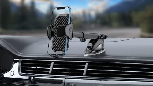 EQUIP-IT Universal auto nosač telefona, držač mobitela za nadzornu ploču ili vjetrobransko staklo, kompatibilni