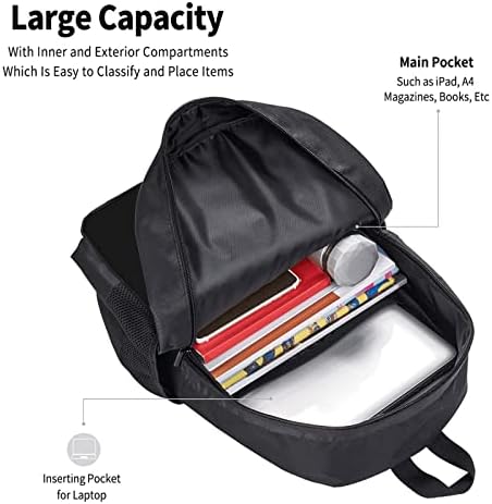 Veliki V lagani casual backpack za laptop za muškarce i ženske školske torbe za fakultet