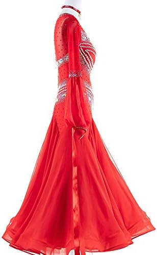 Kolekcija Shing - AB10 Elegantni tango valcer Salsa Standardna plesna haljina Lycra Crystal - po mjeri