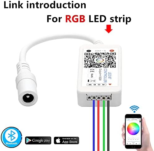 Bluetooth RGBW / RGB kontroler za LED svjetlosne trake, Android i iOS Besplatna aplikacija Bluetooth LED