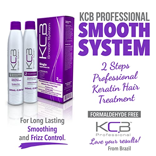 KCB Professional Glatki sustav, 2 koraka Brazilski keratinski tretman za kosu i regenerator za izglađivanje