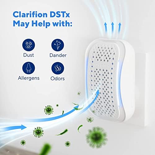 Clarifion-Dstx 2.0 prenosivi prečistač vazduha-Plug in jonizator vazduha HEPA Filter za vazduh, Mini lični