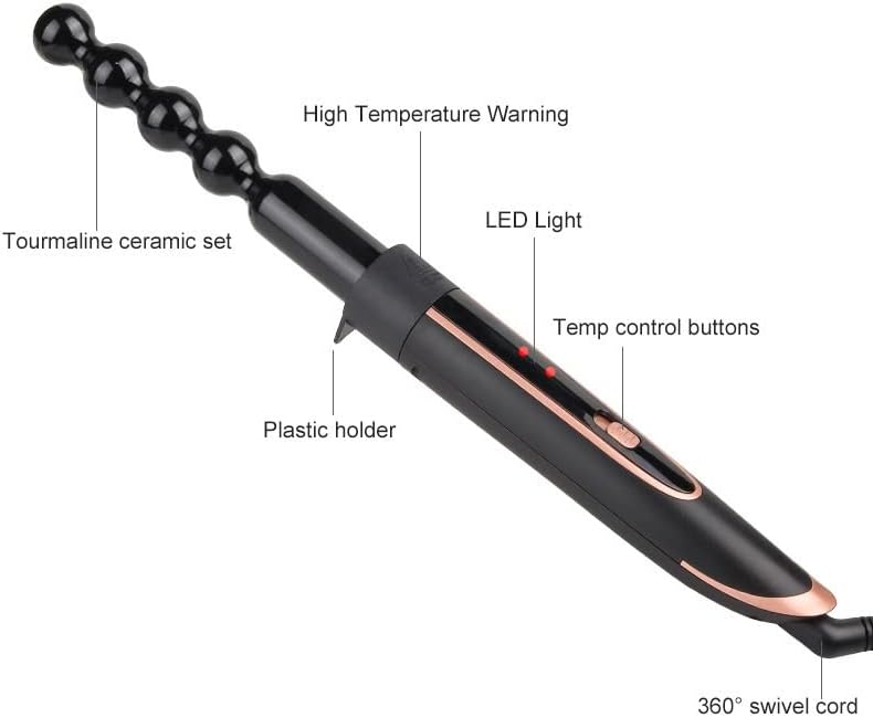 ZlxDP električni 5 u 1 kosu valorni kruški cvjetni coneroller curling wind profesionalni kosu za kosu za