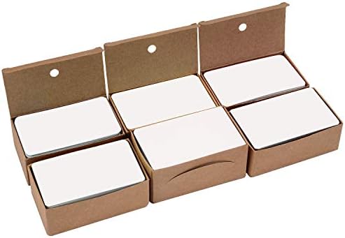 Berolle 600 komada prazne Kraft papirne kartice vizit karte DIY Flash kartice poklon kartica za poruke,