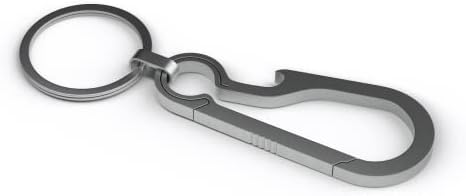 Otvarač za ključeve titana sa ključem sa ključem za privjesak za brzo otpuštanje ključeva, karabin privjesak