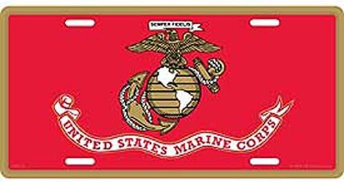 Američka licenčna tablica logotip Marine Corps