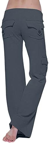 Vintage kargo pantalone široke farmerke žene Moda 90-ih ulična Odjeća džepovi široke noge visokog struka