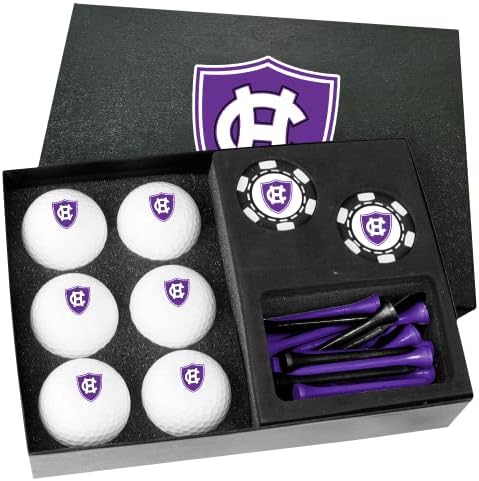 Venture Golf Holy Cross Crusaders Poklon Set sa crnim poker čipovima RD-1