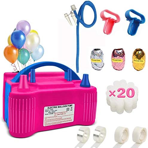 Baloni pumpa komplet električni balon, prijenosni Dual mlaznica električni balon napuhavanje / Puhalo za