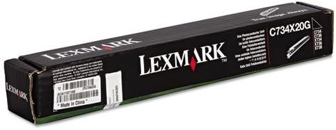 Lexmark C734X20G C734x20g komplet Fotokonduktora, 20000 stranica, Crna