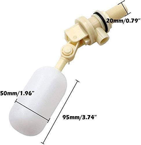 3 Paket Float ventil sa podesivim ruku stabilan voda float ventil zatvoriti 1/2 automatski Waterer Float