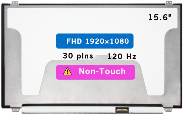 15.6 Zamjena ekrana za Dell Alienware 15 R3 R4 LCD ploča zaslona 30 pin 120Hz