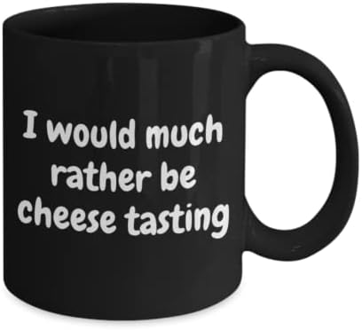 KUKSA SIROVA, poklon za sir Taster ili ljubitelj sira, smiješan čaj za kušanje sira, puno bih radije bio