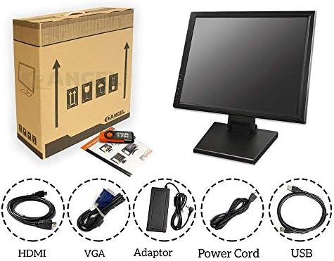 17-inčni HDMI otporni ekran osetljiv na dodir POS LED Monitor sa VGA i HDMI portom i kablom, za kancelariju,