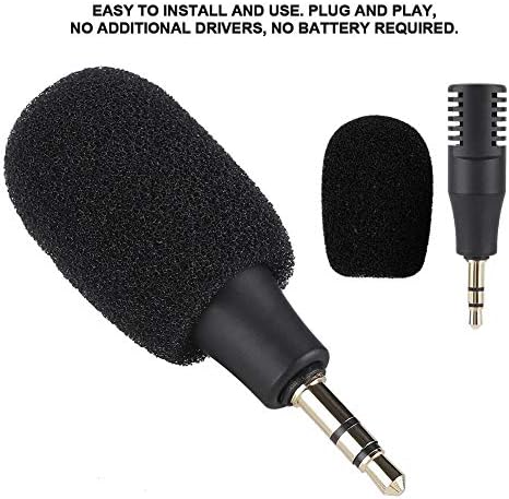 Wendry Mini mikrofon, prijenosni kondenzatorski mikrofon visoke osjetljivosti mikrofon za snimanje niske