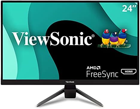 ViewSonic VX2467-MHD 24 inčni 1080p Monitor za igre sa 75Hz, 1ms, Ultra tankim okvirima, FreeSync, Eye Care,