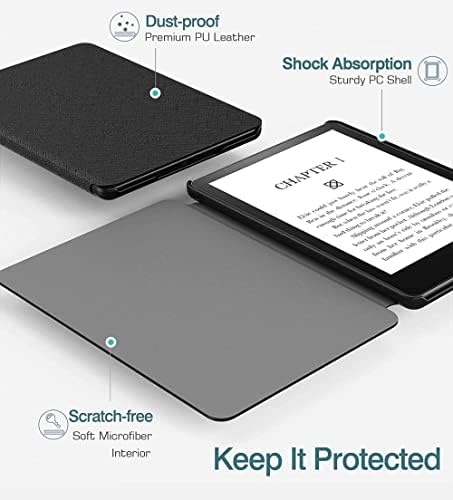 Jnshz 2021 magnetna pametna futrola za Kindle 11th Gen 2021 Cover Paperwhite 5 Pu kožna magnetna Smart Folio