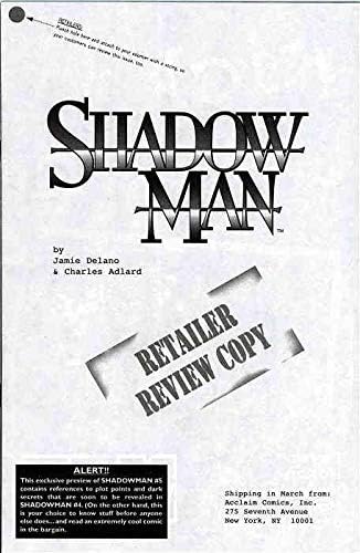 Shadowman # 5 Ashcan VF / NM; Acclaim comic book