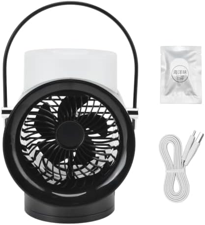 Multifunkcionalni prijenosni ventilator ovlaživača s USB punjenje & Svjetlo - savršen za dom kampiranje