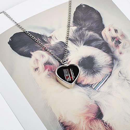 SAD Bassfishingflag ogrlica za kućne ljubimce za pse mačke pepeo Memorijalni privjesak za uspomenu nakit