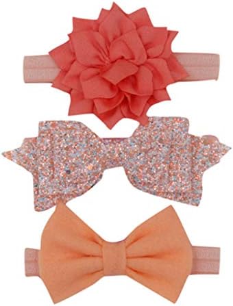 Traka za kosu 3kom traka za glavu za djevojčice cvjetna elastična dodatna oprema Baby Set Bowknot Kids Baby