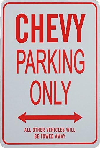 CHEVY samo PARKING-minijaturni zabavni parkirni znak