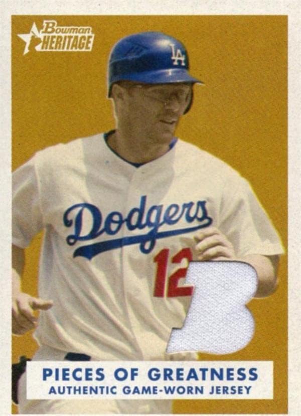 Jeff Kent Player Istrošeni patsey patch baseball Card 2006 Bowman Heritage pgjk - MLB igra polovne dresove
