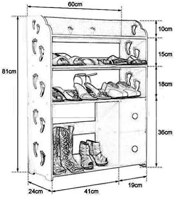 KMMK modne ideje stalak za cipele, isklesane cipelebo ploče od drvene ploče multifunkcijske ormare za čizme