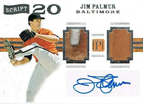 Panini JIM PALMER JP Pantheon Script 20 materijali autogram rukavica d 14/25-MLB rukavice sa autogramom