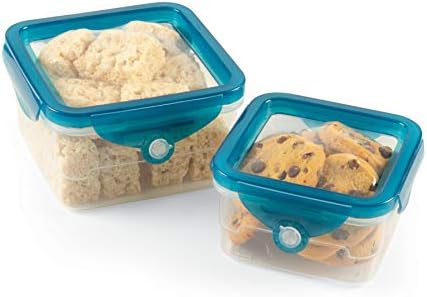 Handy Gourmet Flexi-Top kontejneri za višekratnu upotrebu, BPA free-Square, Set od 2 komada