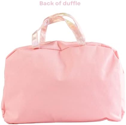 Pink Tie Dye Girls torba za ples, putovanja, sport ili gimnastiku-18 x 7 x 12 inča