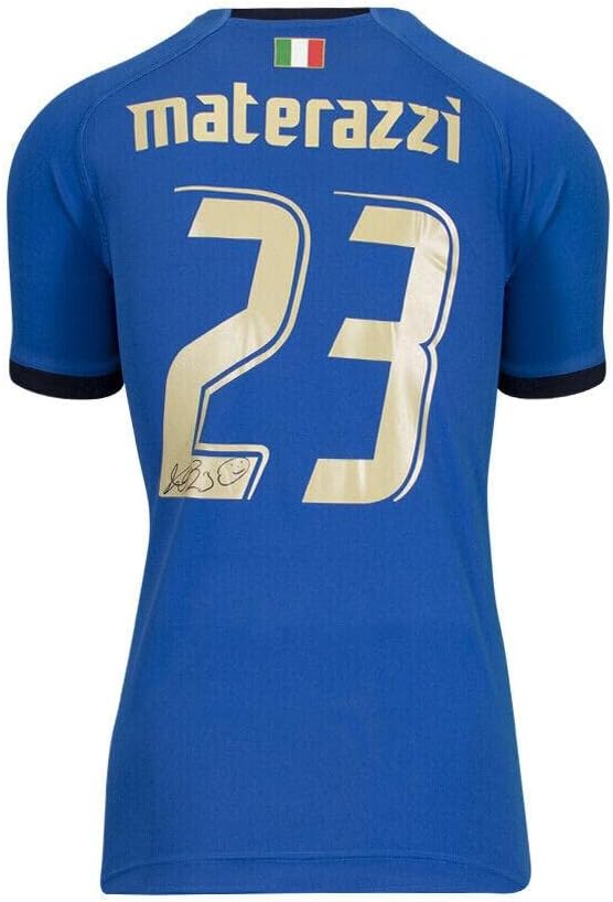 Marco Mateazzi potpisao je majicu Italija, broj 23 dres autograma - autogramirani nogometni dresovi