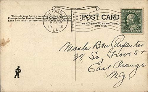 LJUBAV RETREAT Lake Charles, Louisiana La Original Antique razglednica 1910