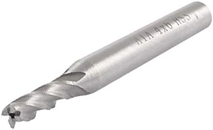 X-DREE 4mm prečnik rezanja 6mm izbušena rupa 4 Flaute HSS krajnji glodalica (4mm Diámetro de corte 6mm Vástago