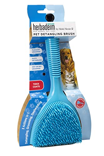 Herbaderm grooming četka za psa & amp; mačka savršen za duge i labave kose kućne ljubimce, Gentle Detangle