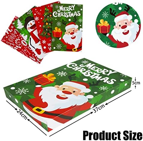 STEFORD Božić poklon kutije sa poklopcima, 12 kom razne Božić košulje kutije Božić pakovanje poklona kutije