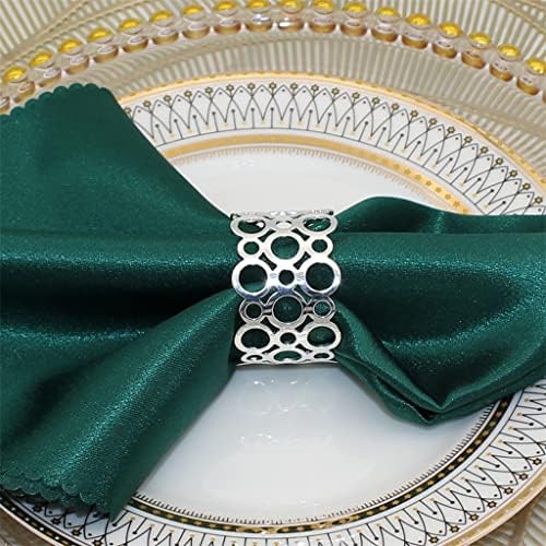 Zhuhw prstenovi okruglih držača držača za božićne vjenčanje za odmor Porodični okupljani dekor stola