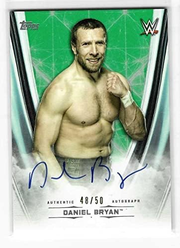 Daniel Bryan 2020 nesporna WWE Autograph Green Card A-BD 48/50 - autogramene karte za hrvanje