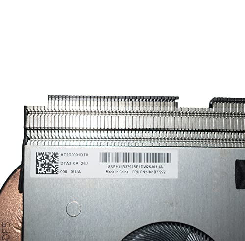 NoDrlin New 5H41B77269 5H41B77272 5H41B77275 Hlađenje hlađenje ventilatorica UMA za Lenovo ThinkPad T14