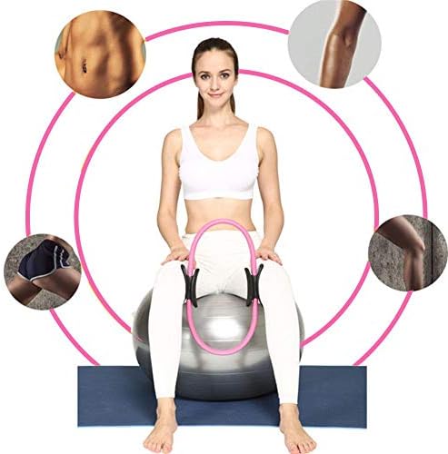 ZYHHDP 4 boje dvostruki grip joga prsten, krug otpora, fitnes vježba čarobni krug za bedra i noge fitnes