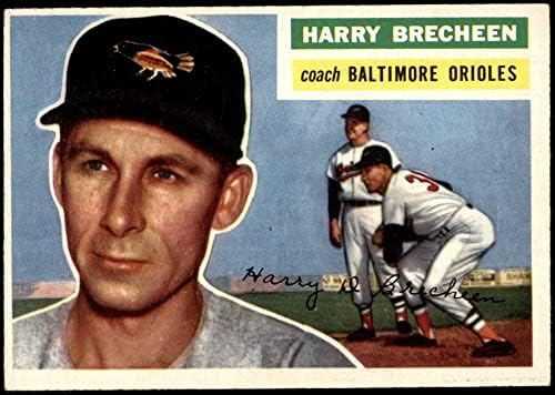 1956 TOPPS 229 Harry Brecheen Baltimore Orioles ex Orioles