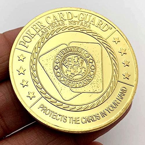 Las Vegas Heart Flame Gold pozlaćeni komemorativni čips u obliku srca Volite kolekcionarski poklon za novčiće