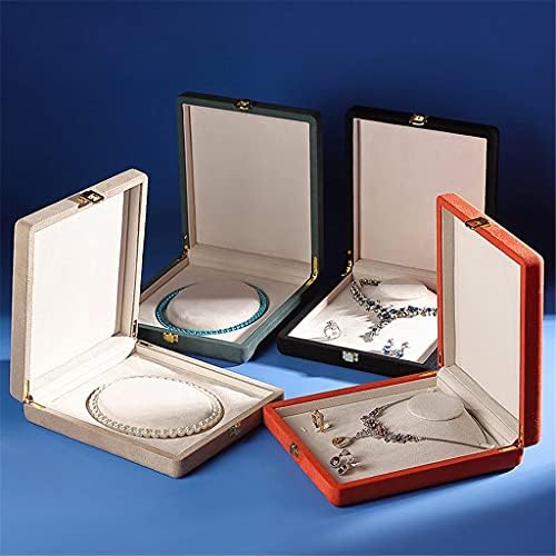 Jydqm ladica za odlaganje nakita Organizator za vitrine za nakit Vintage za kutiju za ogrlice 20X23X5CM