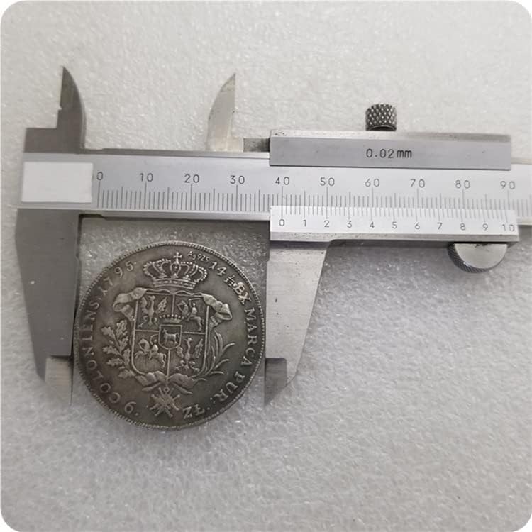 Qingfeng antički obrtni poljski 1795. Poljska kovanica sa srebrom dolar 1776