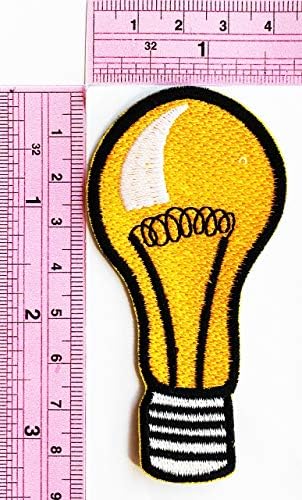 Svjetlo žarulja Električna svjetiljka Kids Cartoon Gvožđe na patch vezeni zakrpa za zakrpa za jakne torbe