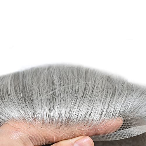 Swiss Lace mens Toupee Hair Pieces For Men Hair Replacement System Full Lace Toupee For Men European Real