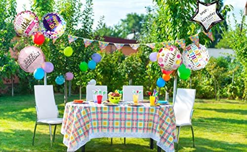 Sretan rođendan folija baloni okrugli mylar helium balonski ukrasi za zabavu 6pcs